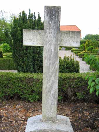 Billede af gravsten på Lemvig Kirkegård