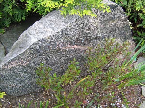 Billede af gravsten på Lemvig Kirkegård